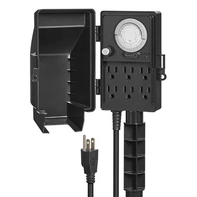 مؤقت ميكانيكي لحديقة خارجية